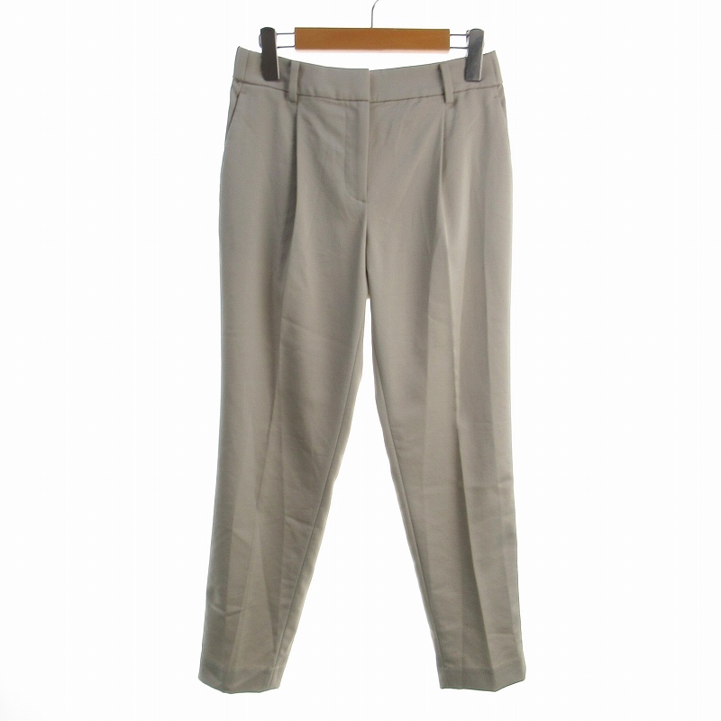 プラステ PLST コンフォートリュクステーパードパンツ センタープレス  