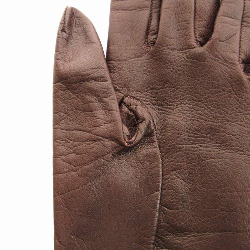 グッチ GUCCI 手袋 レザーグローブ 本革 イタリア製 ホースビット