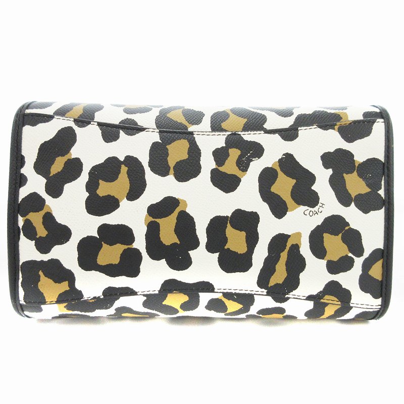 COACH☆コーチ☆レオパード☆ヒョウ柄☆オセロット☆2way ショルダーバッグ コーチ COACH ショルダーバッグ クロスビー ミニ キャリーオール