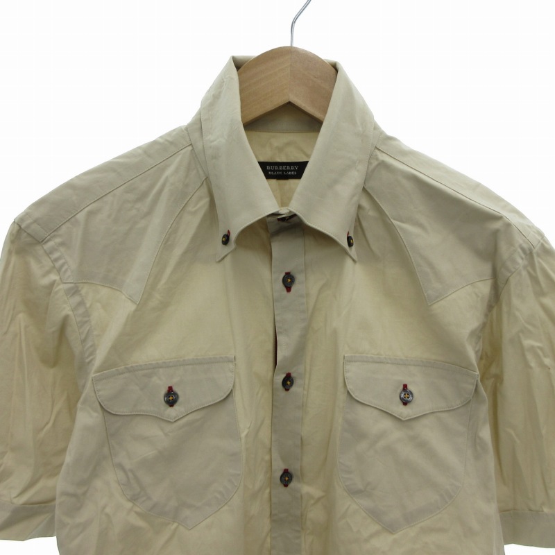 バーバリーブラックレーベル BURBERRY BLACK LABEL ワークシャツ