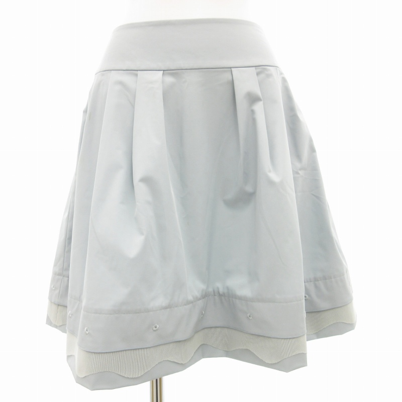 FOXEY ライトブルー フレアスカート 美品】フォクシー フレアスカート