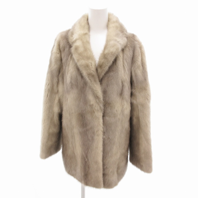 ムーンバットファー Moon Bat Fur コート サイズ11 M ダークブラウン レディース moon bat fur ムーンバット ファー 毛皮 コート