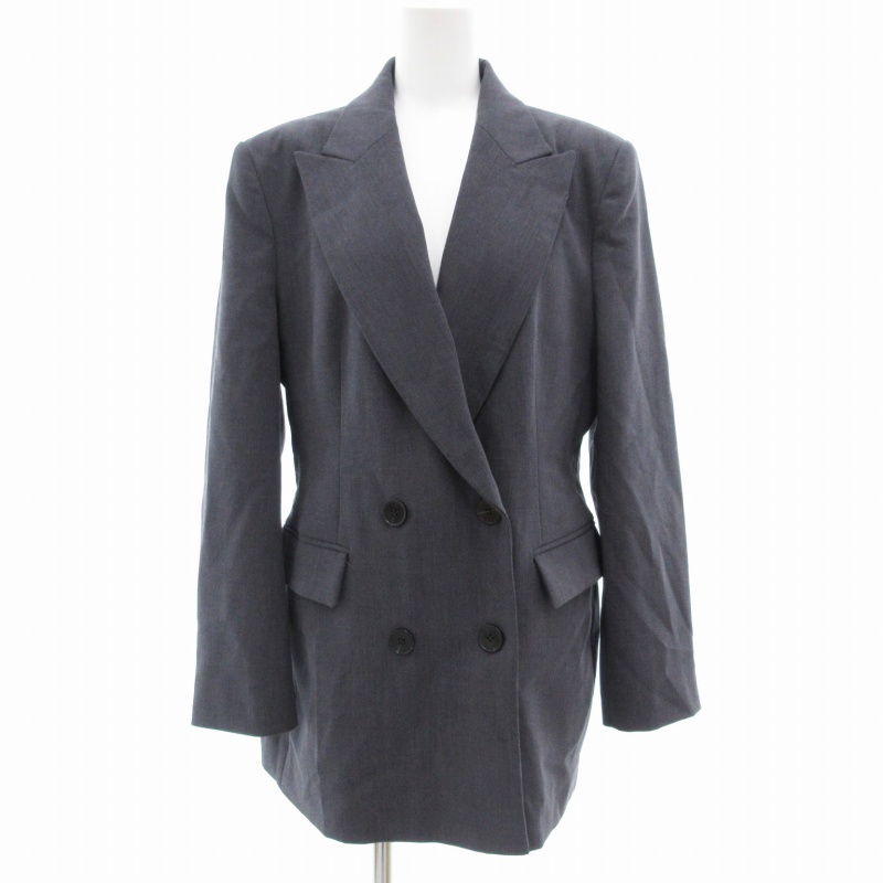 ザラ ZARA スーツ セットアップ ダブルテーラードジャケット パンツ 4B