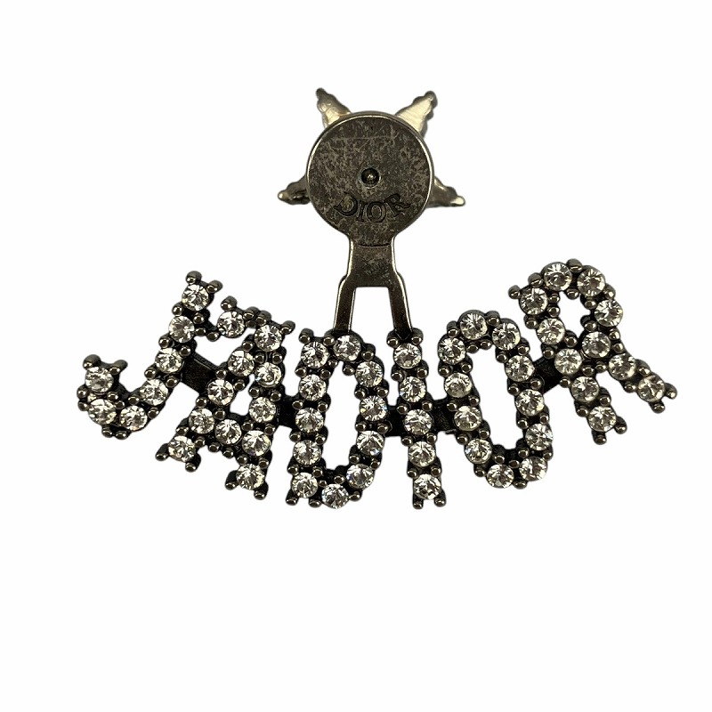 ディオール Dior JADIOR ピアス アシンメトリー ラインストーン スター 