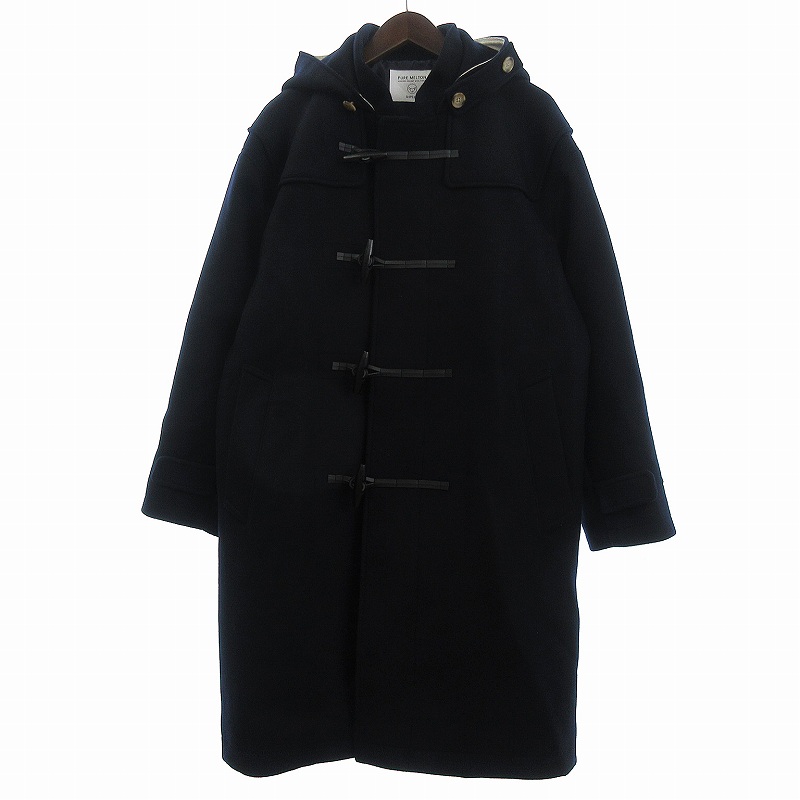 シップス SHIPS any 美品 PURE WOOL MELTONダッフルコート