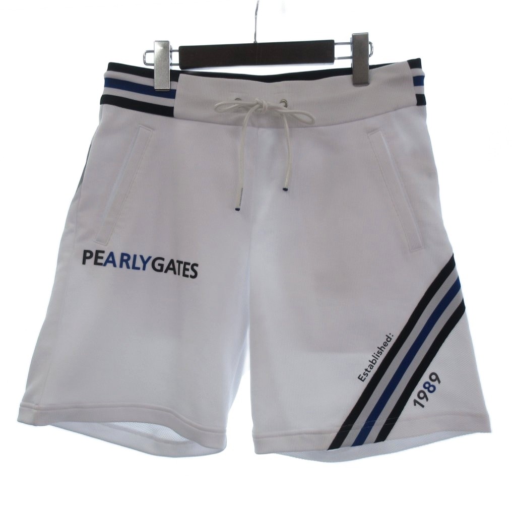 パーリーゲイツ ハーフパンツ 短パン 白 ホワイト 4 M