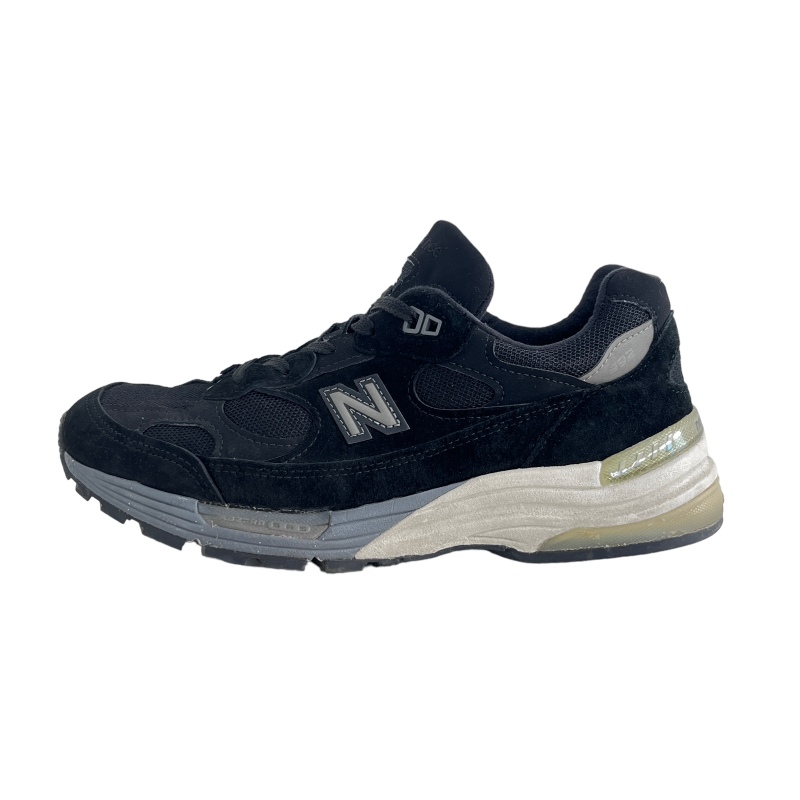 ニューバランス NEW BALANCE 992 BLACK スニーカー US7.5 25.5cm 