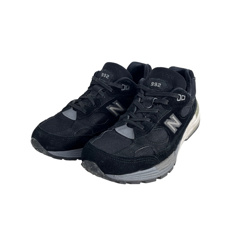 ニューバランス NEW BALANCE 992 BLACK スニーカー US7.5 25.5cm 