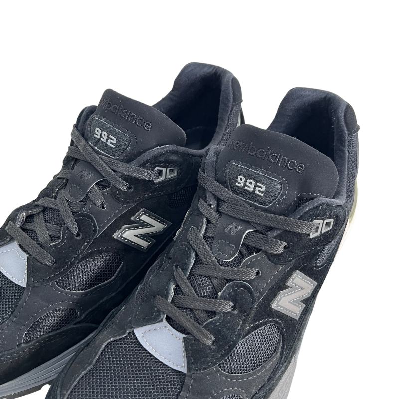 ニューバランス NEW BALANCE 992 BLACK スニーカー US7.5 25.5cm 