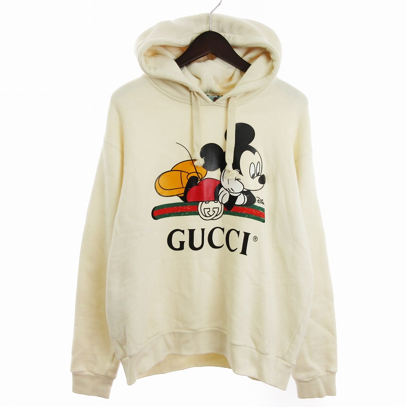 グッチ GUCCI Disneyコラボ 20SS ミッキー パーカー プルオーバー 裏毛  