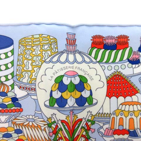 【HERMES】カレ45　新品未使用 パティスリー フランセーズ　人気柄レア 22110905.jpg