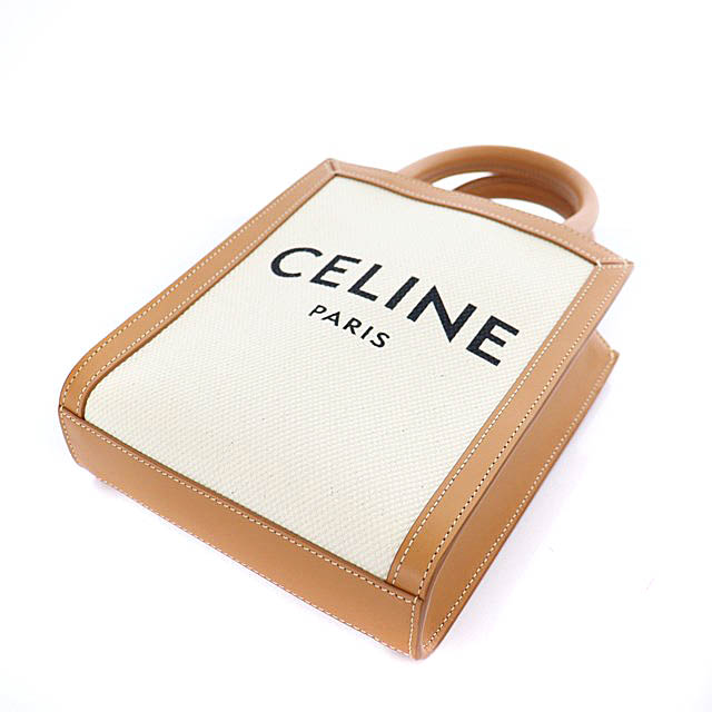 セリーヌ CELINE ミニ バーティカル CELINE カバ プリントテキスタイル  