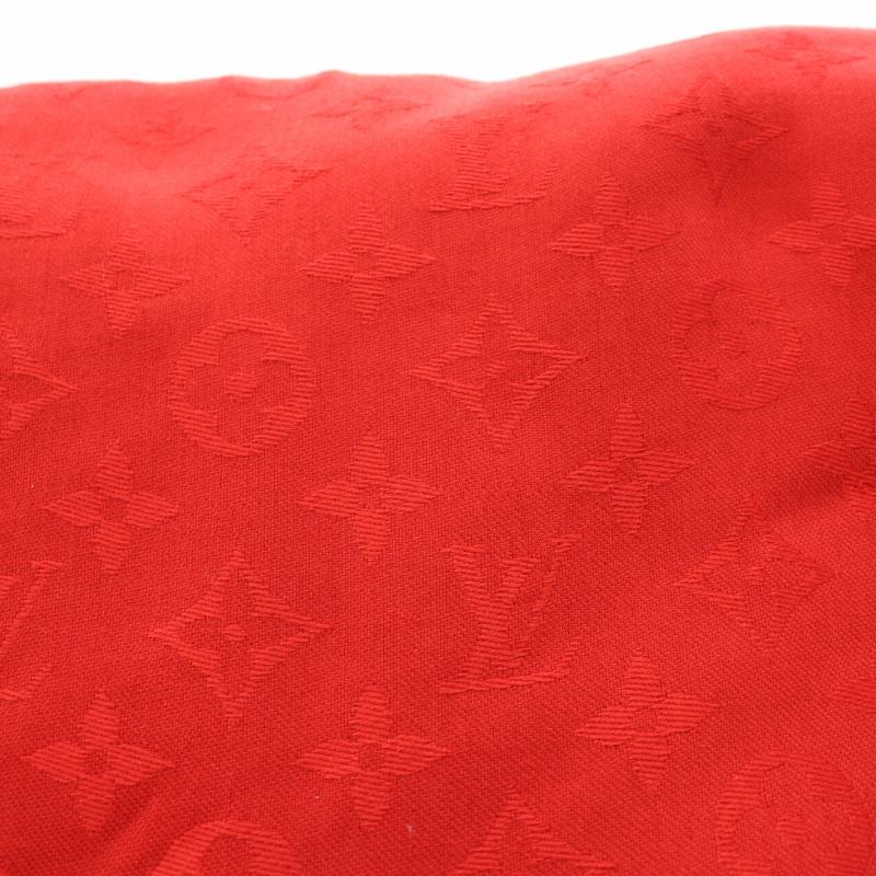 ルイヴィトン LOUIS VUITTON ショールモノグラム ルージュスカーフ