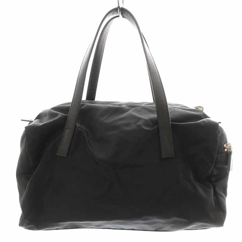 プラダ PRADA ミニボストンバッグ ハンドバッグ ナイロン 三角ロゴ 
