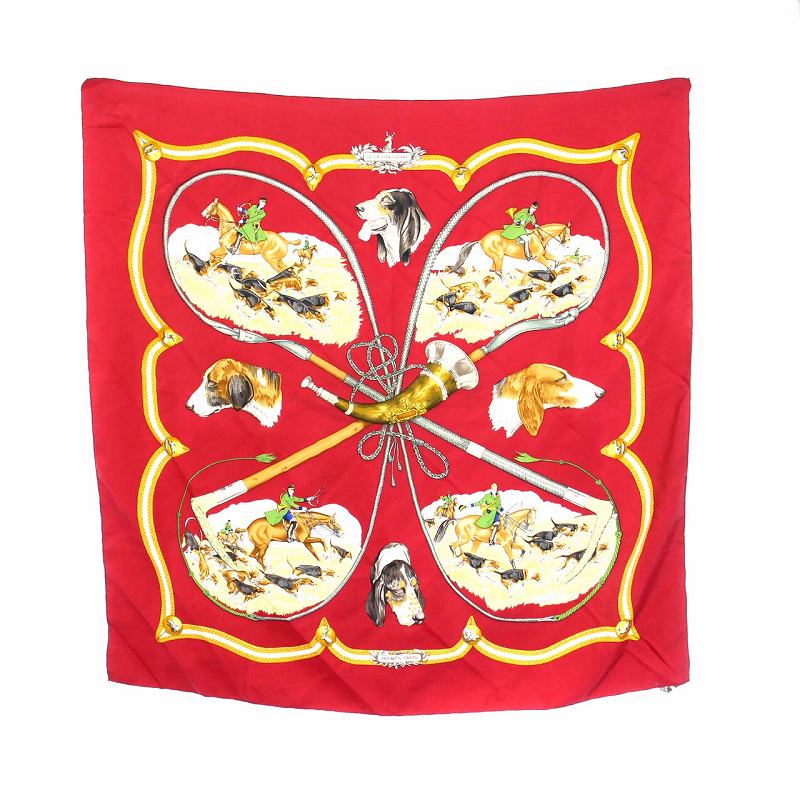 エルメス スカーフ カレ90 LE LAISSER COURRE 6_57 HERMES エルメス