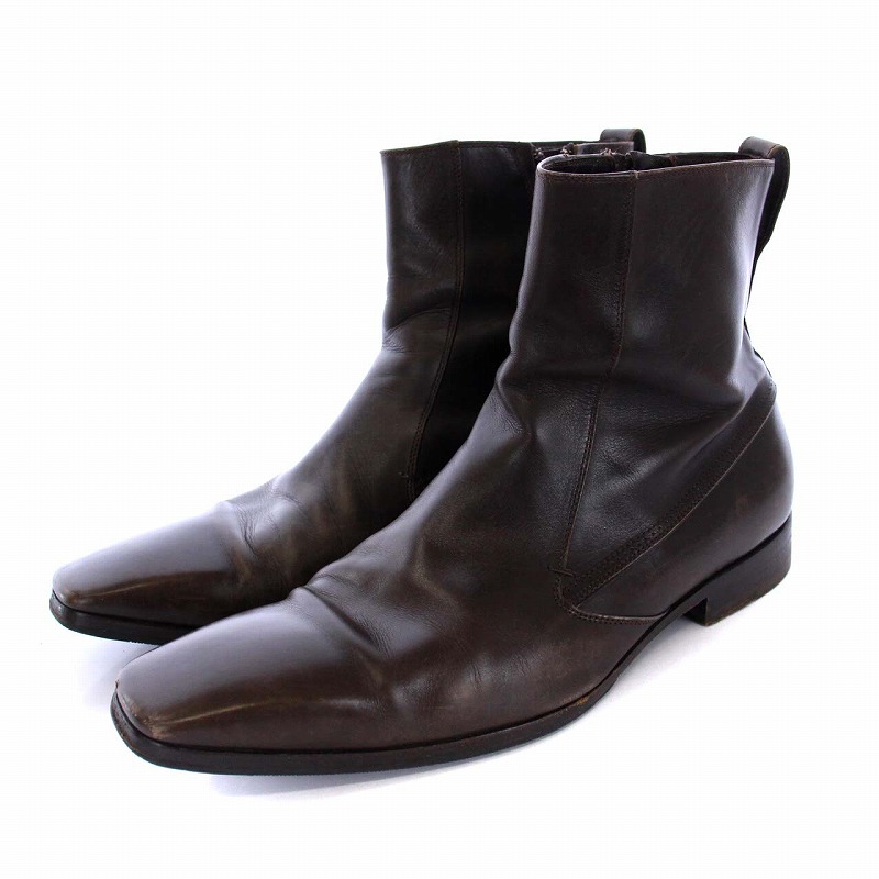 ディオールオム Dior HOMME サイドジップブーツ ショートブーツ 
