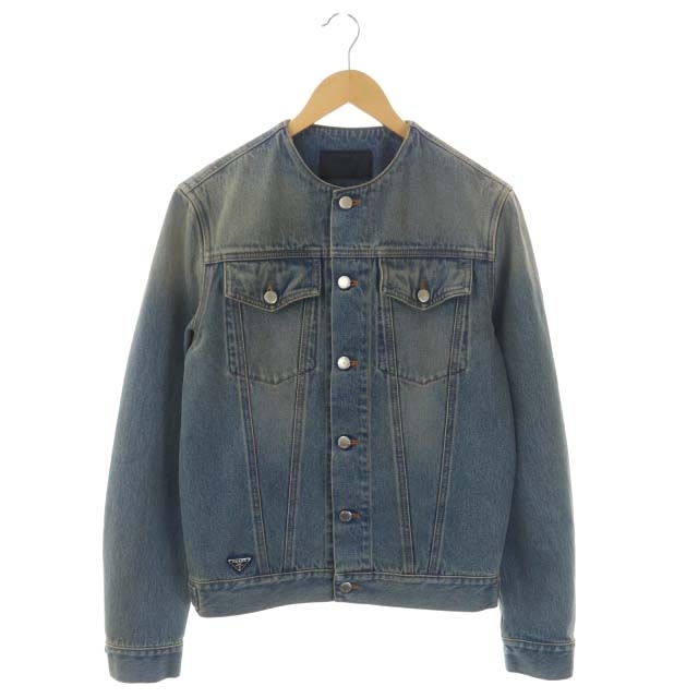 プラダ PRADA 23SS GEB229 デニムジャケット Gジャン ジージャン  