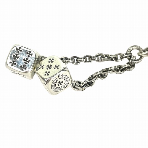 未使用品 クロムハーツ CHROME HEARTS ペーパーチェーン ダイス