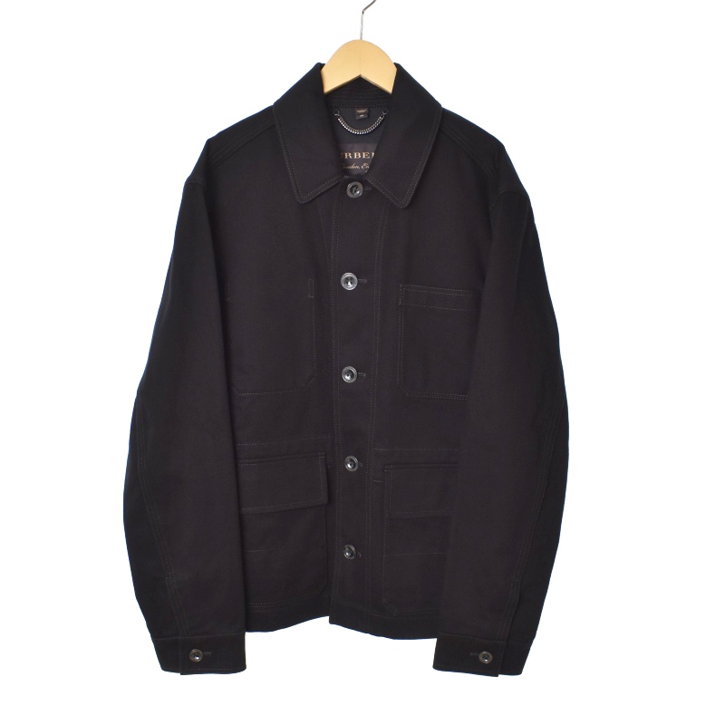 バーバリー BURBERRY Black Canvas Mohawk Face Paint Jacket Gジャン 