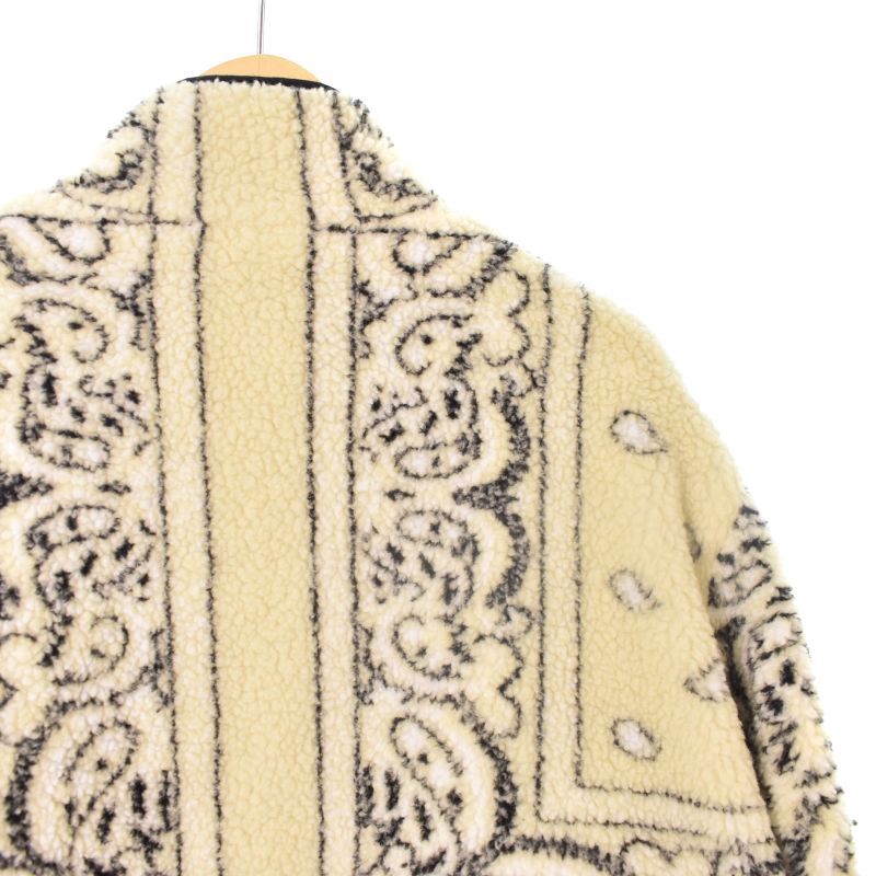 シュプリーム SUPREME 19AW Reversible Bandana Fleece Jacket Tan  