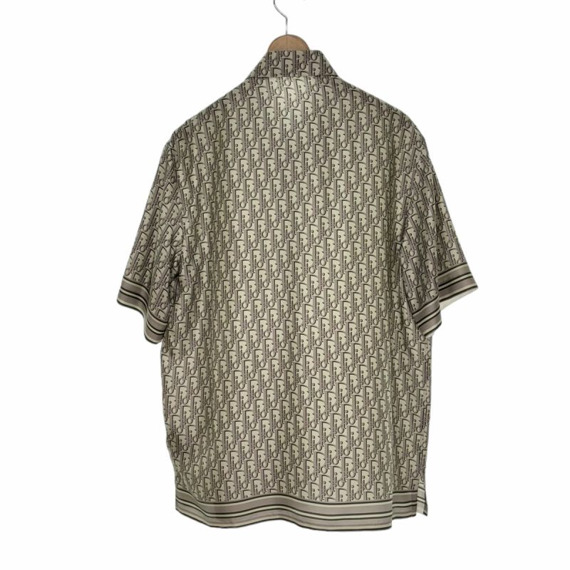 ディオール Dior Oblique Pixel Short-Sleeve Shirt オブリーク シルク 