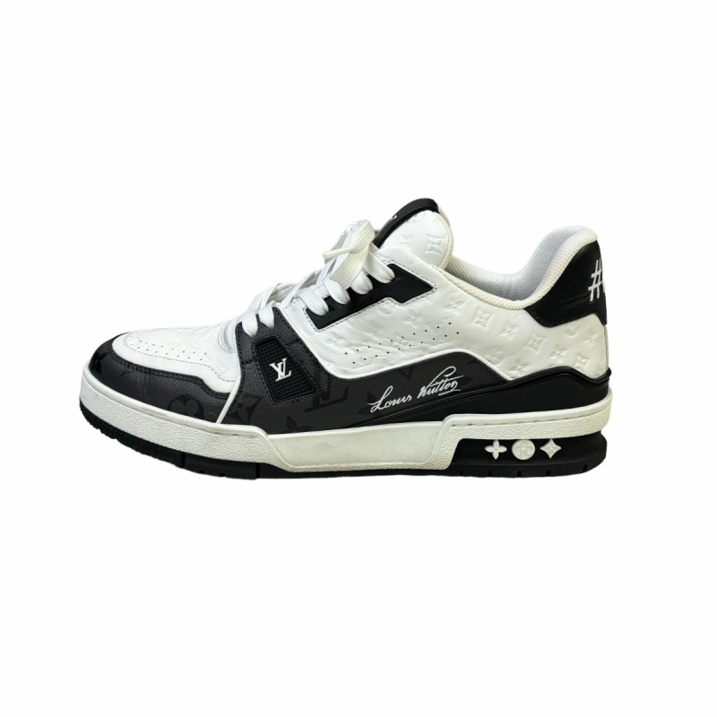 Louis Vuitton スニーカー ホワイト/ブラック　美品 LOUIS VUITTON ルイ・ヴィトン Louis Vuitton ラン 55