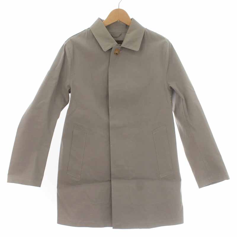 マッキントッシュ MACKINTOSH ステンカラーコート ゴム引き ロング 36 
