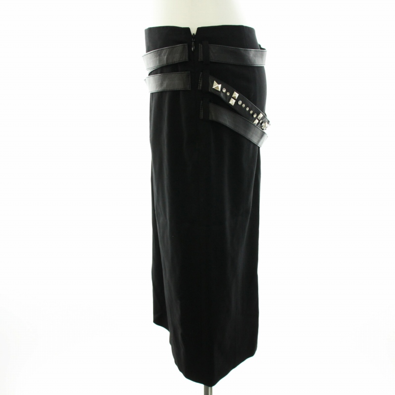 クリスチャンディオール 2004AW ガリアーノ期 タイトスカート 38 M 黒 クリスチャンディオール Christian Dior BOUTIQUE 2004AW