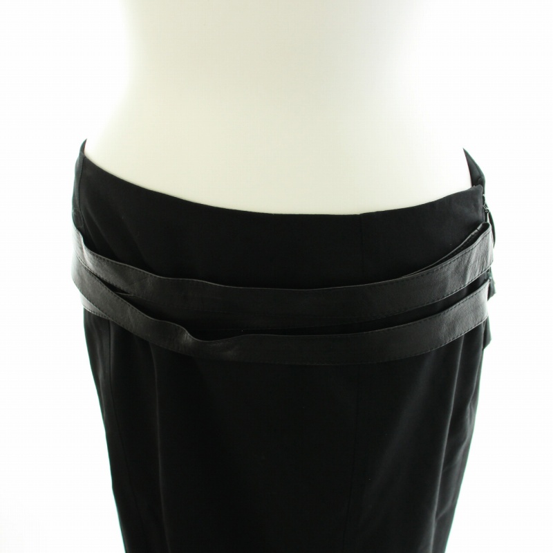 クリスチャンディオール 2004AW ガリアーノ期 タイトスカート 38 M 黒 クリスチャンディオール Christian Dior BOUTIQUE 2004AW