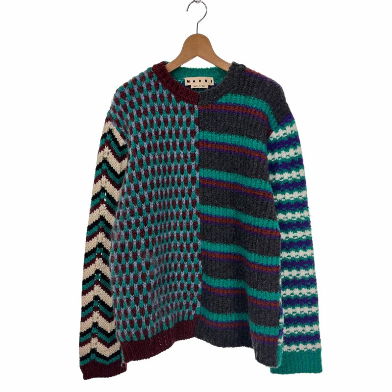 マルニ MARNI 21AW クルーネックニット プルオーバー アルパカ モヘア 