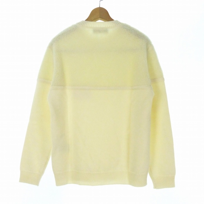 フェンディ FENDI FFロゴ ニット ボア切り替え 48 白 FZX122 AM6D