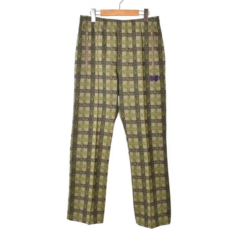 Needles トラックパンツ 22ss ストレートGreen Check M - メルカリ