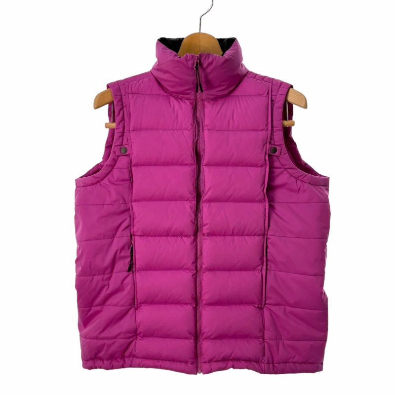 暖 美品 marmot マーモット ダウンベスト 赤 フェザー ダウン デサント マーモット MARMOT PERTEX TOWN DOWN VEST ダウンベスト S