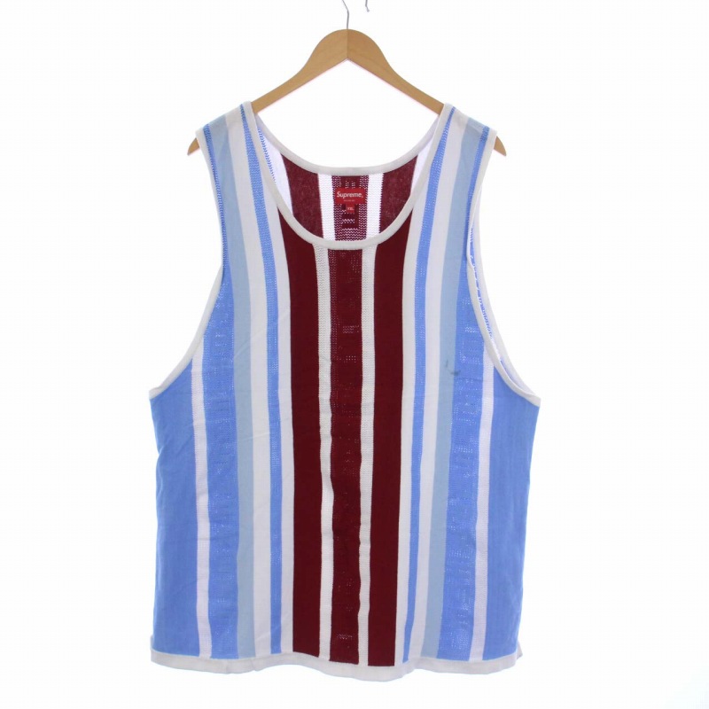 シュプリーム SUPREME 23SS Knit Stripe Tank Top ニットストライプ 