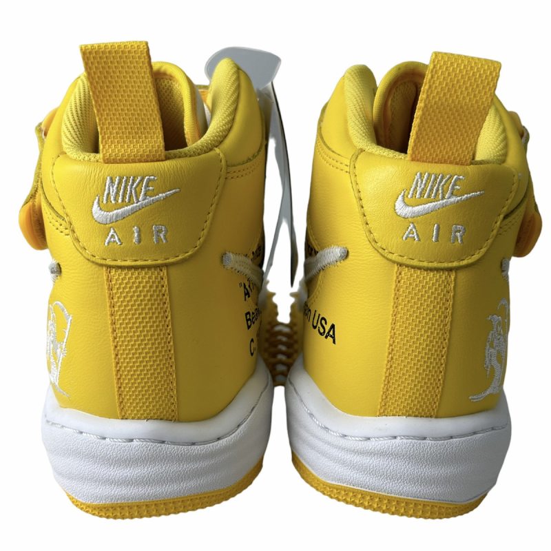 未使用品 ナイキ NIKE × Off-White コラボ Air Force 1 Mid SP 未使用品 ナイキ NIKE × Off-White コラボ Air Force 1 Mid SP