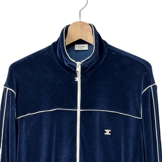 セリーヌ CELINE 21AW トリオンフベルベット トラックジャケット 