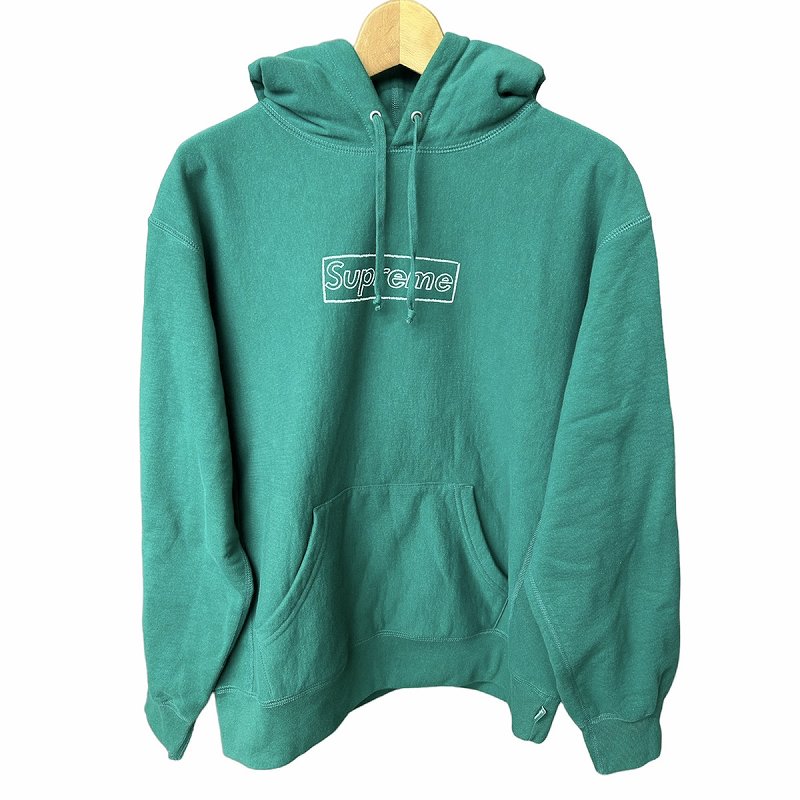 シュプリーム SUPREME 21SS × KAWS カウズ Chalk Logo Hooded