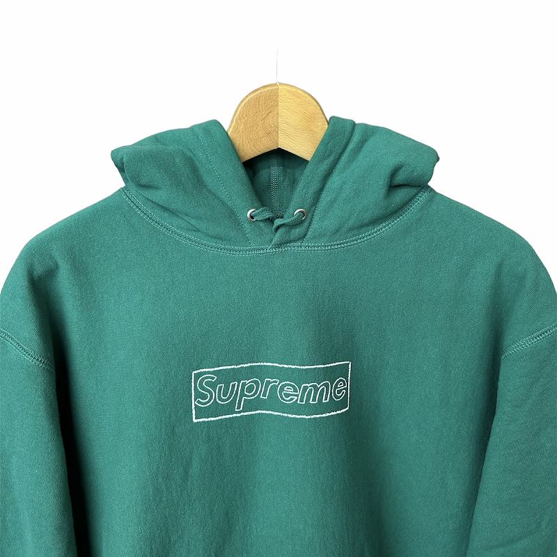 シュプリーム SUPREME 21SS × KAWS カウズ Chalk Logo Hooded
