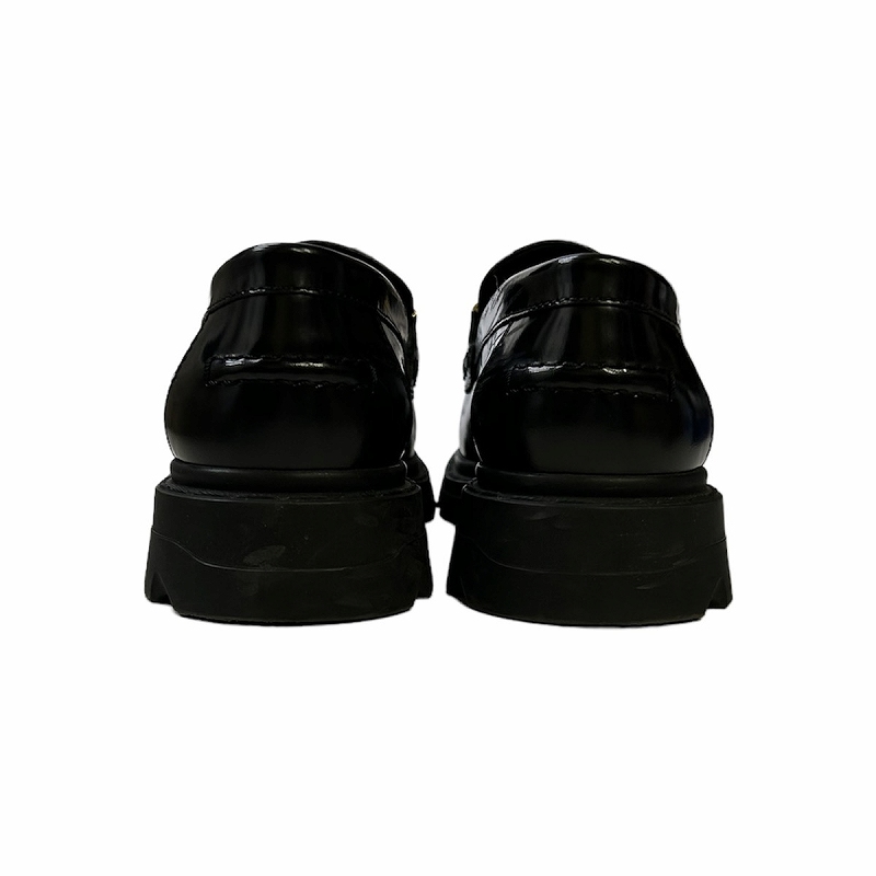 クリスチャンディオール Christian Dior CODE ロゴプレート ローファー