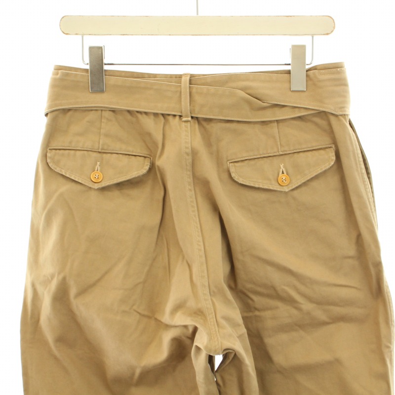 コモリ ベルデッドチノパンツ サイズ2 COMOLI ベルテッドチノショーツ