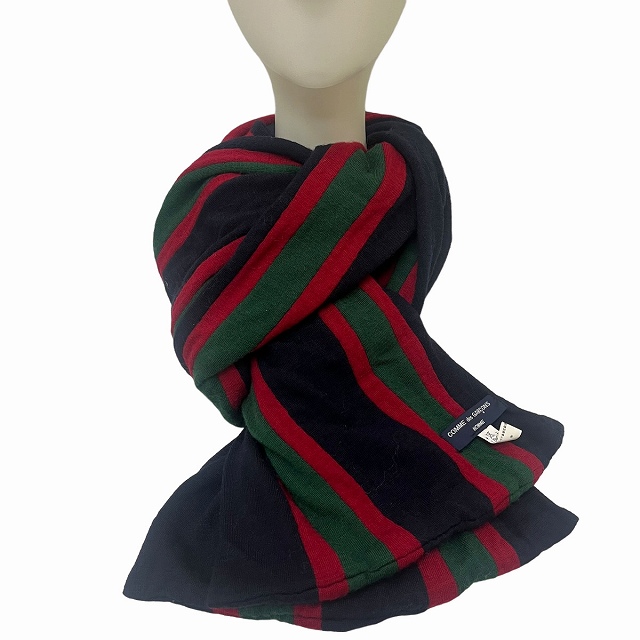 COMME des GARCONS / マフラー/ウール/RED/チェック/メンズ/OE-K004 COMME des GARCONS◇マフラー/ウール/RED/チェック/メンズ/OE-K004