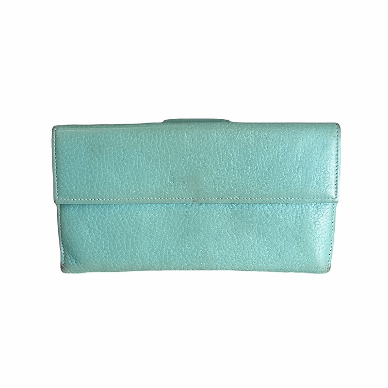 ティファニー TIFFANY & CO. ターンロック 二つ折り長財布 レディース