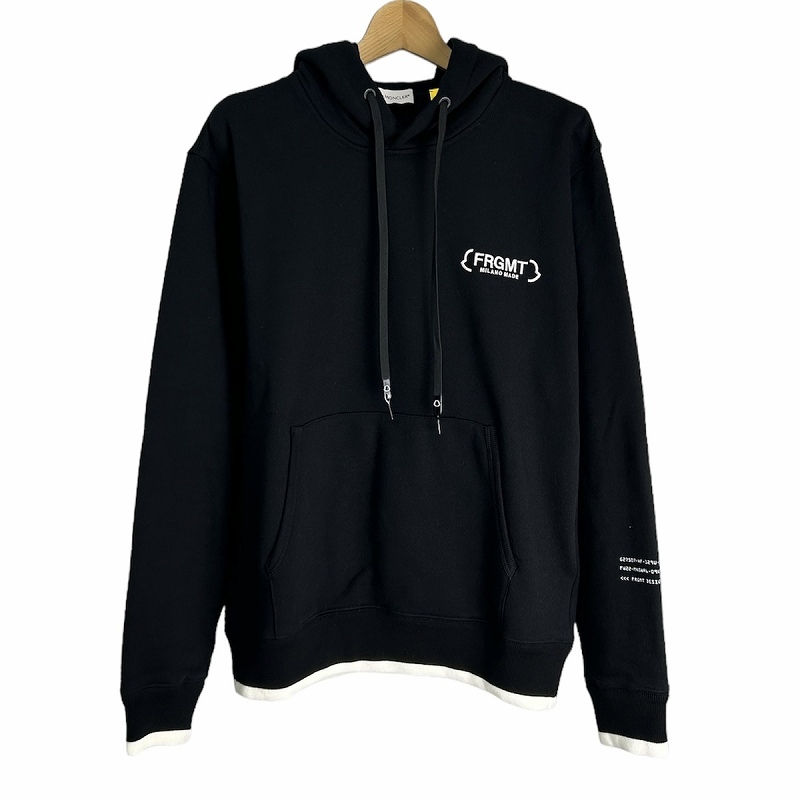 モンクレール MONCLER フラグメント パーカー フーディー 黒 ブラック 