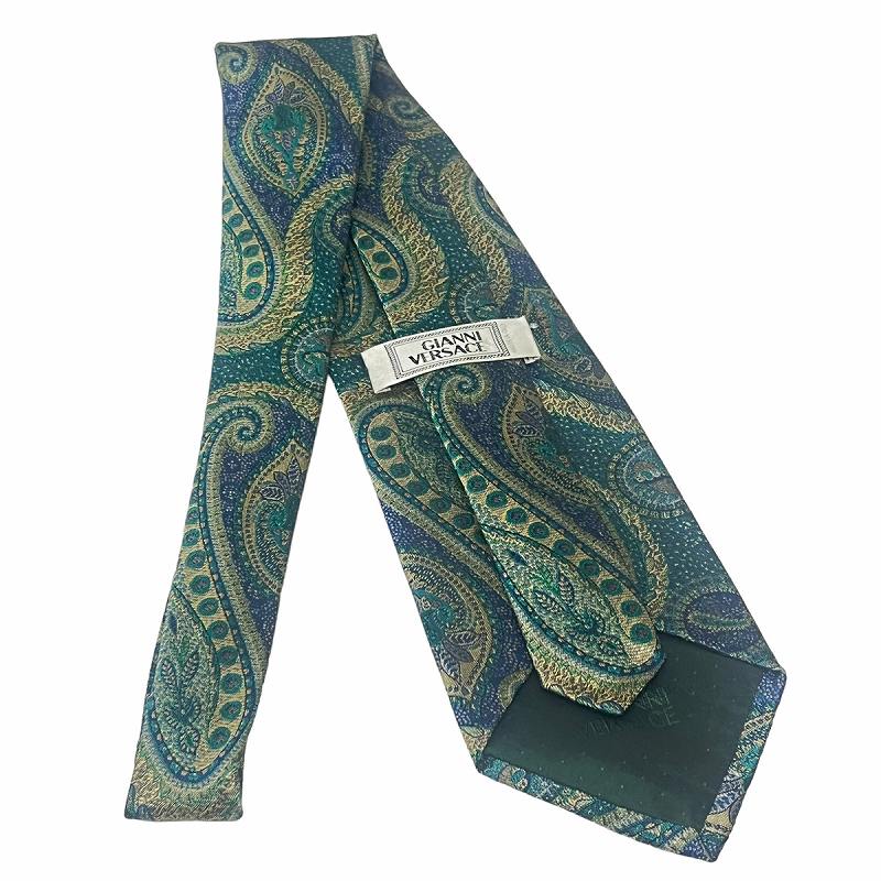 ジャンニヴェルサーチ ヴェルサーチェ GIANNI VERSACE ペイズリー柄 総 