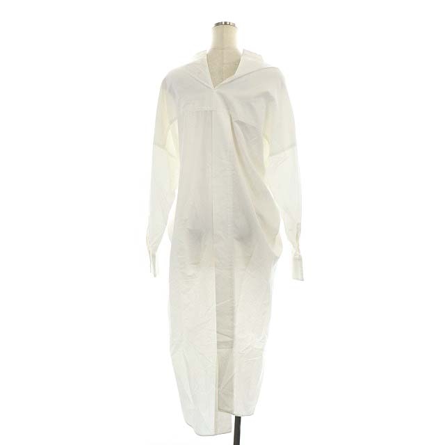 ENFOLD シャツワンピース　Washedタイプライター ロングシャツドレス VONIQUE / ENFOLD/ Washedタイプライター ロング SH DRS/ドレス