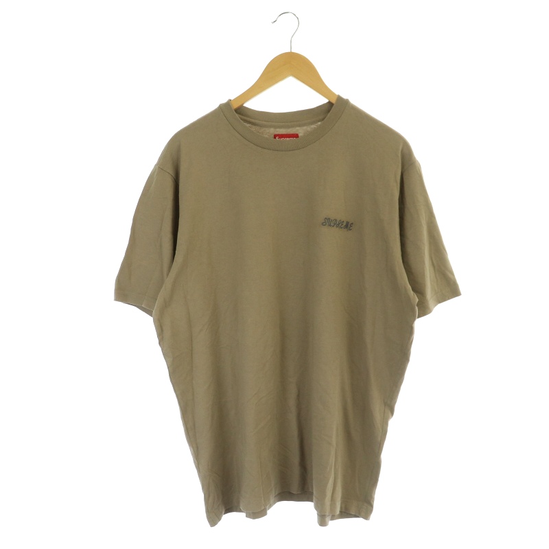 Supreme ベージュ Tシャツ S