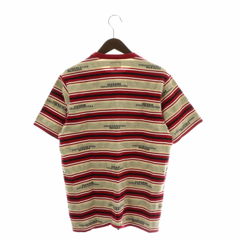 SUPREMEシュプリーム 18AW Striped L/S Polo Supreme イエロー ポロシャツスタイル トレーナー Supreme - SUPREME