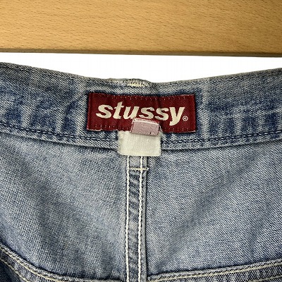 stussy ステューシーデニムハーフパンツ　赤タグ　未使用　希少 3011007692119056_01_5994w.jpeg