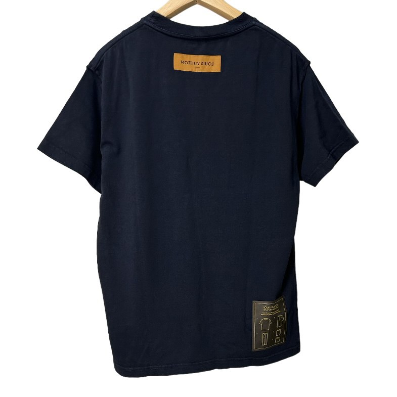 ルイヴィトン LOUIS VUITTON Tシャツ インサイドアウト カットソー 紺  