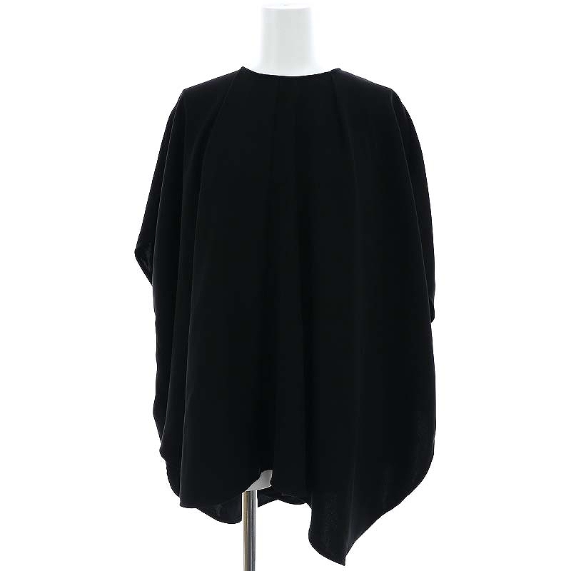 極美品 ENFOLD 25SS CIRCLE PULLOVER 38 ブラック